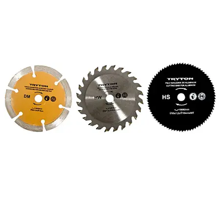 Accesoriu tryton tpw600k disc metal / lemn / diamantat 89 mm 3 piese