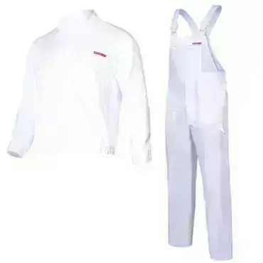 Costum lahti pro lucru subtire culoare alb marime 3xl , h - 194 cm