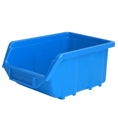 Cutie Plastic Depozitare 221x350x165 Mm Culoare Albastra