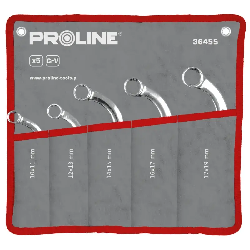 Set chei inelare Proline curbate cr-va forjate 10 - 19 mm 5 piese