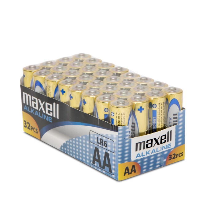 Baterii maxell alcaline aa – lr06 - 32 / pachet